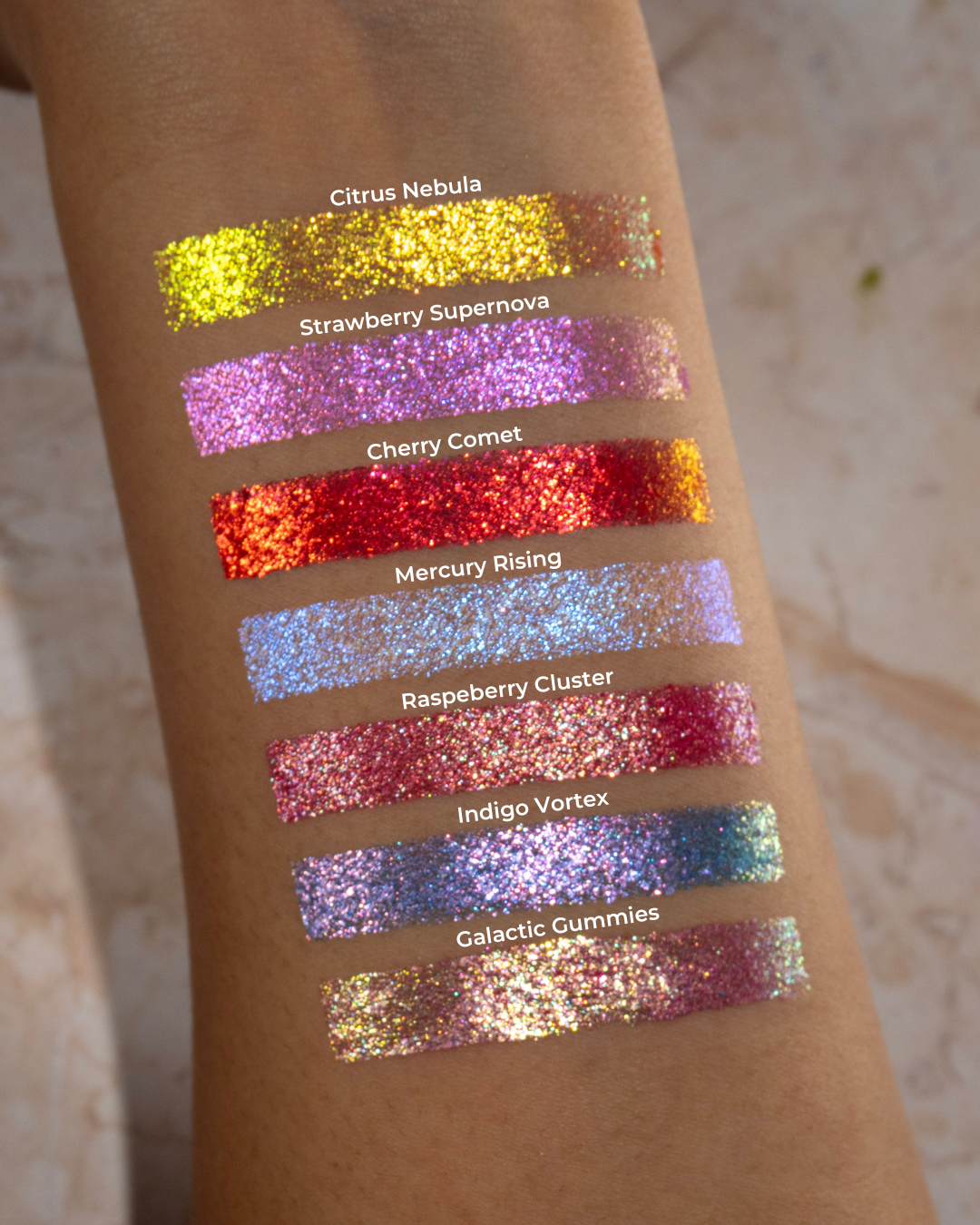 The Space Candy Collection | 14 Multichrome & Duochrome Pressed Pigment Singles
