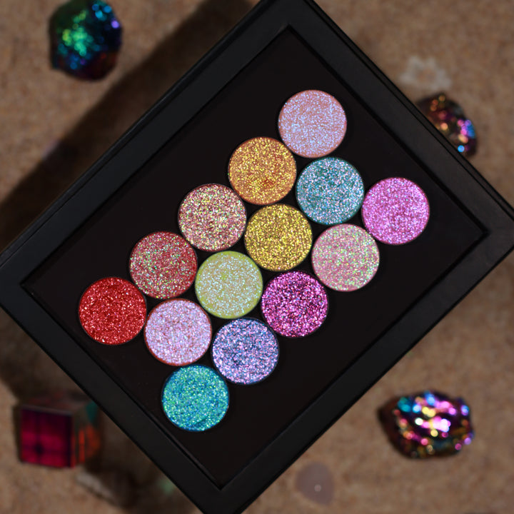The Space Candy Collection | 14 Multichrome & Duochrome Pressed Pigment Singles
